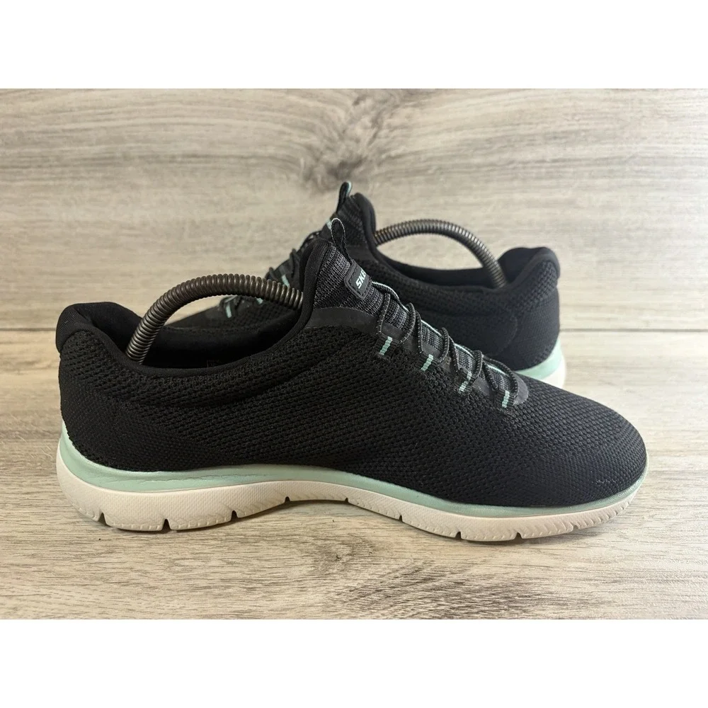 Skechers Summits Top Player Women's 10‎ Black Slip On Sneakers 149206 Shoes